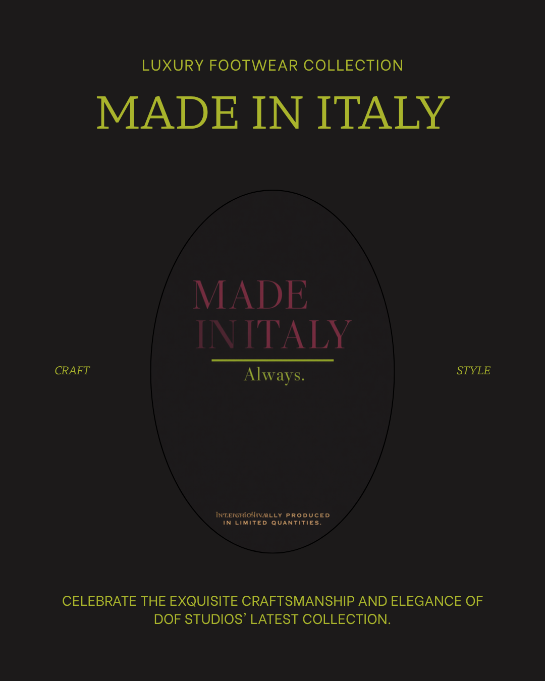 DOF Made in Italy Always craftsmanship post